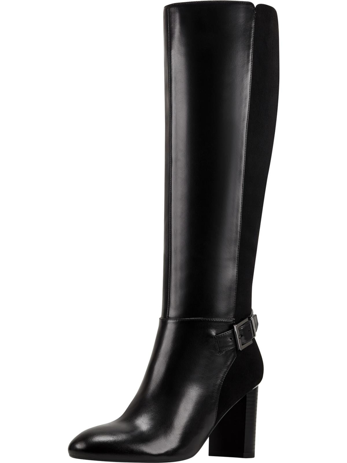 Bandolino Women's Bilya Zipper Knee High Riding Boots Black Size 7.5 M