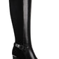 Bandolino Women's Bilya Zipper Knee High Riding Boots Black Size 7.5 M