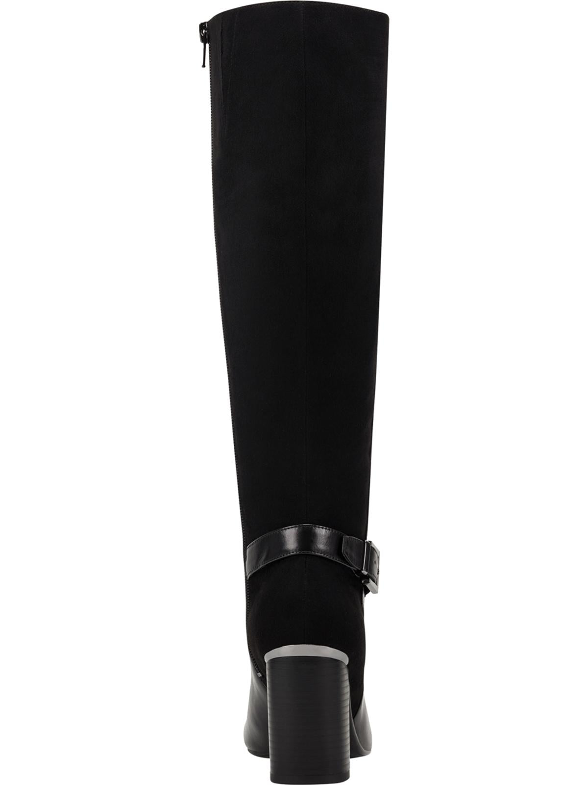 Bandolino Women's Bilya Zipper Knee High Riding Boots Black Size 7.5 M