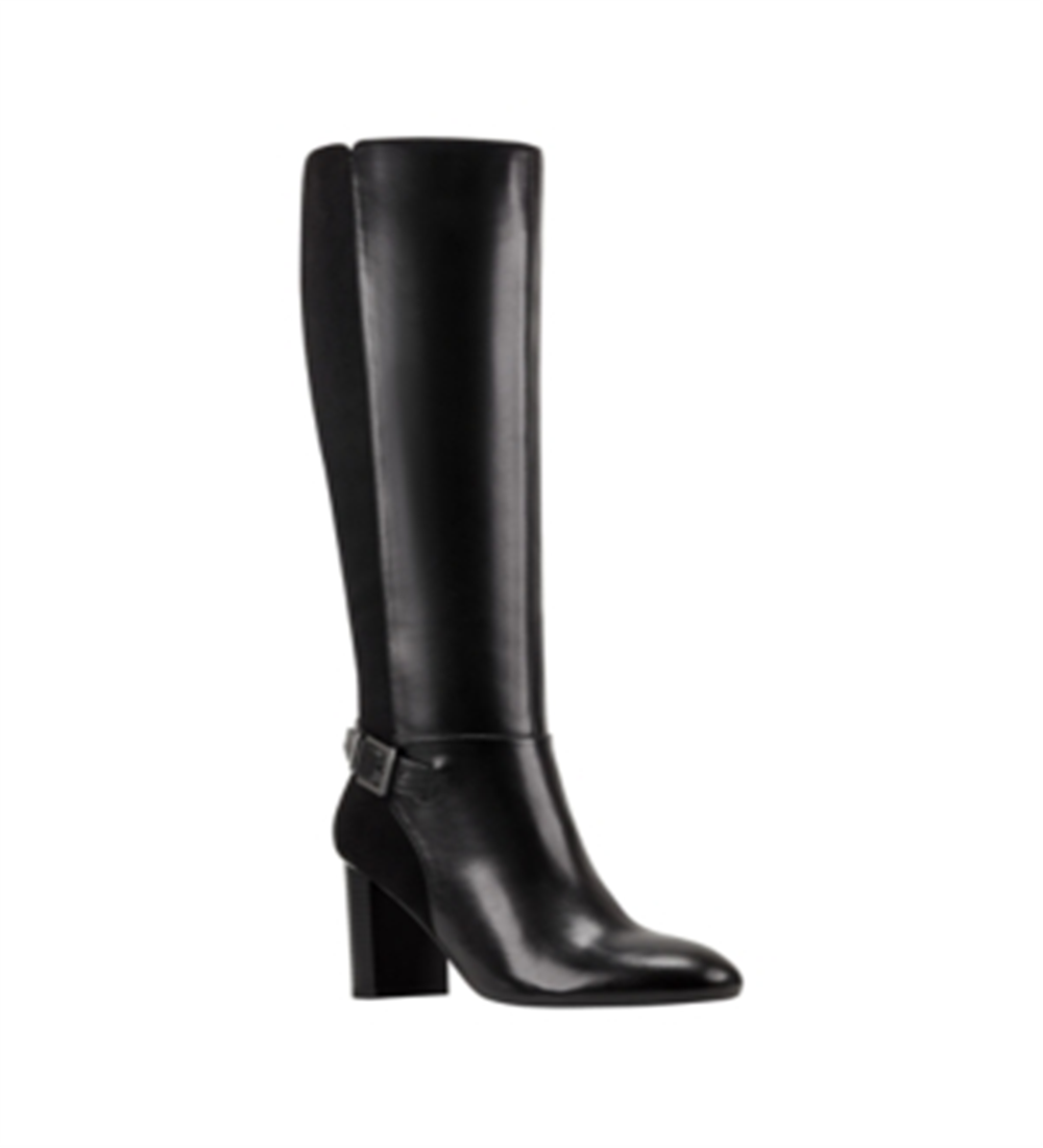 Bandolino Women's Bilya Zipper Knee High Riding Boots Black Size 7.5 M