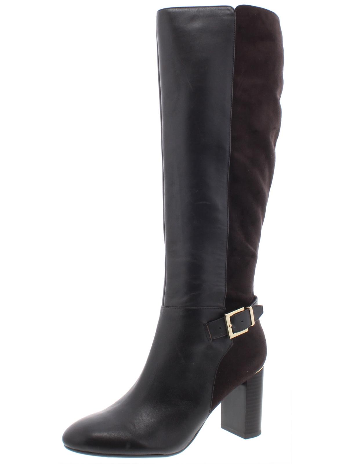 Bandolino Women's Bilya Zipper Knee High Riding Boots Black Size 7.5 M