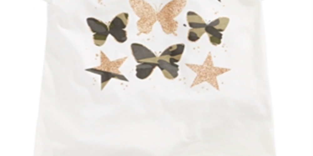 Epic Threads Little Girl's Butterflies T-Shirt White Size 6