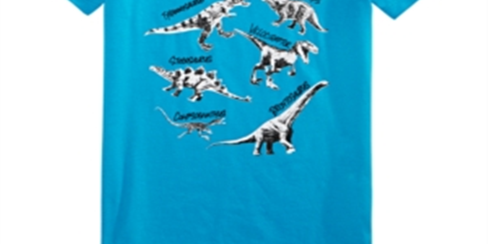 Epic Threads Toddler Boy's Dinos 101 T-Shirt Blue Size 3T
