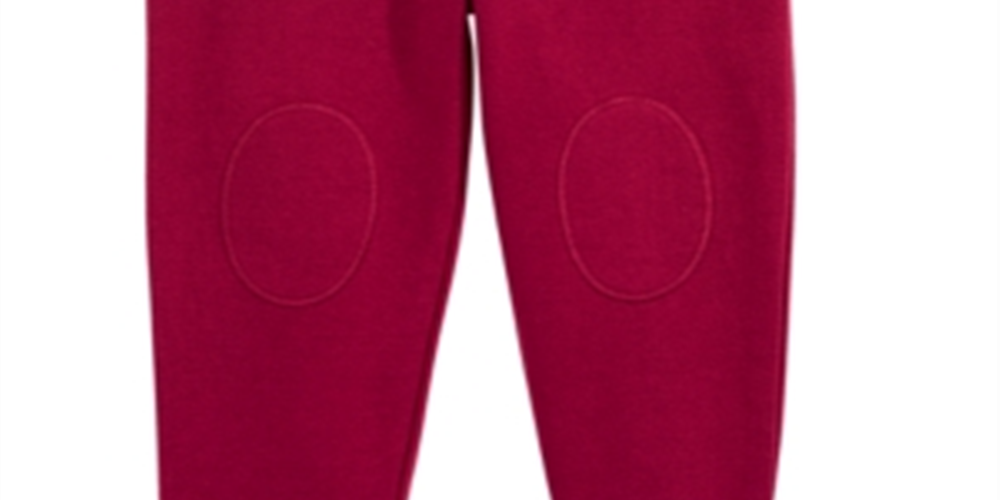 First Impressions Baby Boy's Knee Patch Jogger Pants Wine Size 18MOS