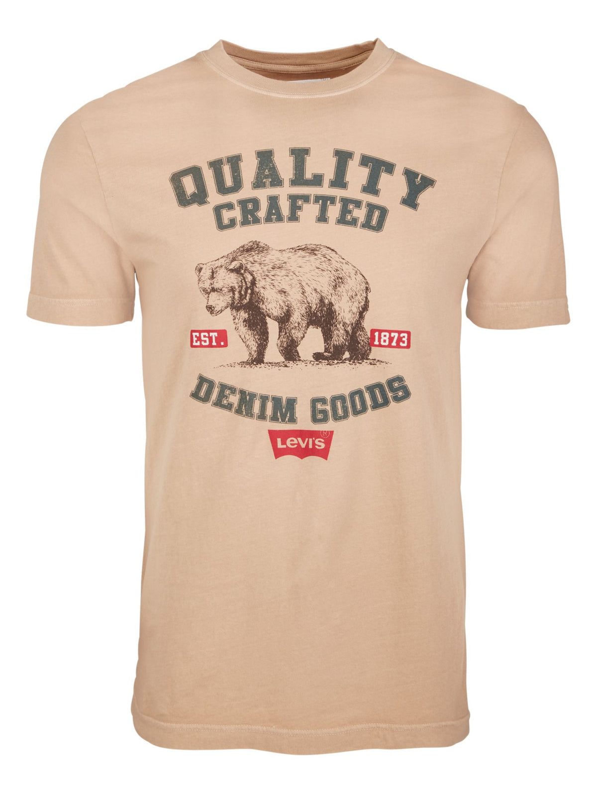 Levi's Men's Dacus Graphic T-Shirt -Brown Size X-Large