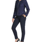 DKNY Women's Zip up Jacket Blue Size 10 Petite
