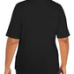 Karen Scott Women's T-Shirt Elbow Sleeve V Neck Black Size 0X
