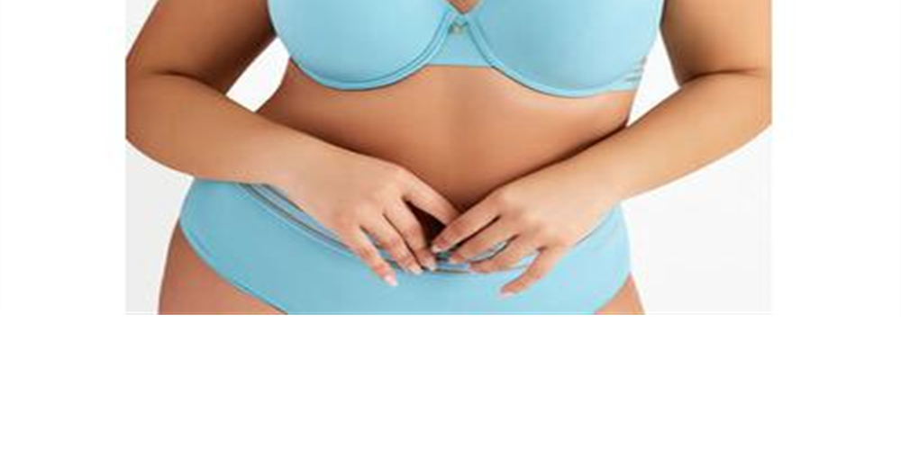 Mesh Trim Women's Microfiber T Shirt Bra Blue- Size 40 DDD
