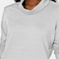 Karen Scott Women's Sport Cowl Neck Top Gray Size Small