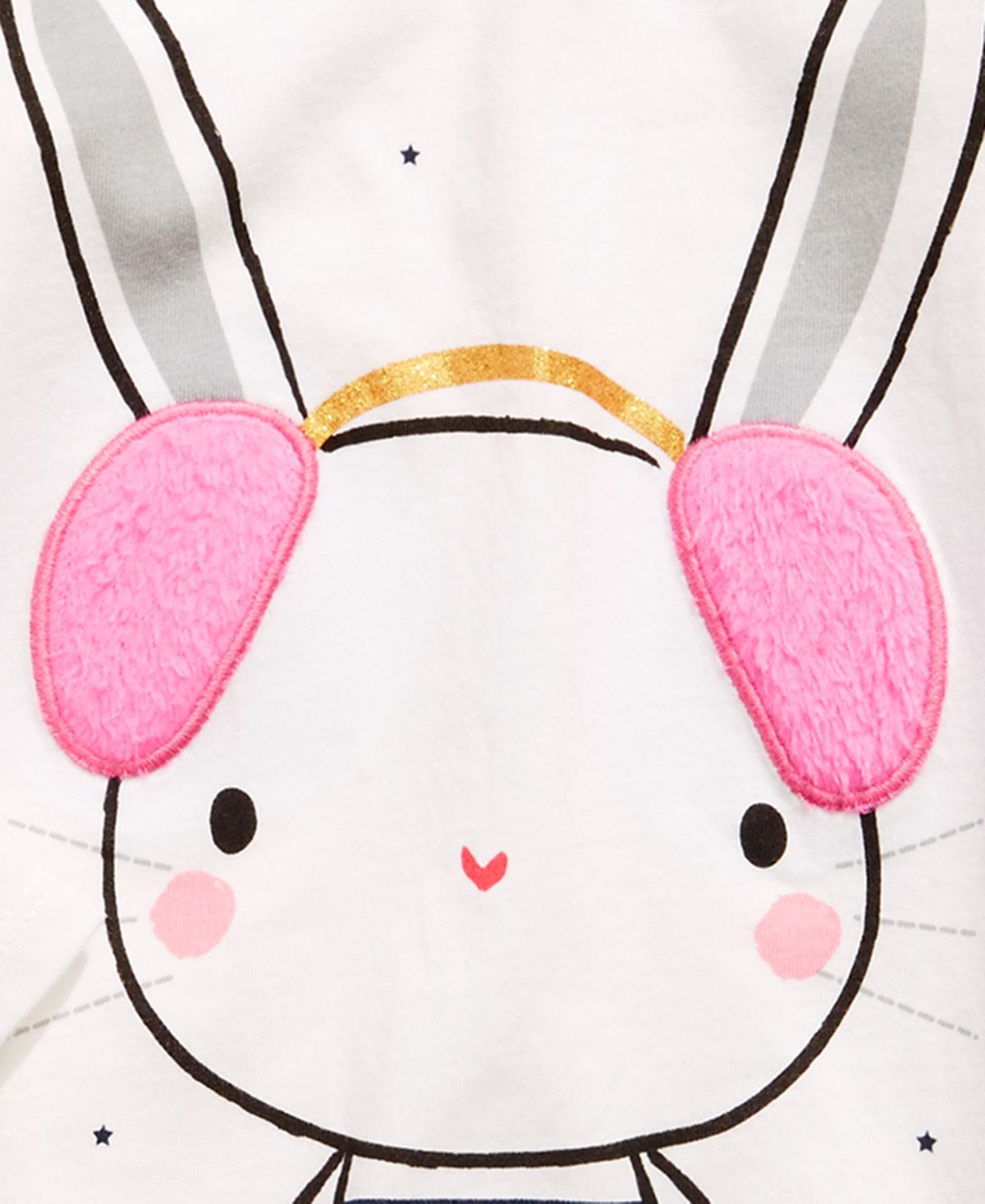 First Impressions Infant Girl's Bunny Print T-Shirt White Size 6-9MOS