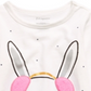 First Impressions Infant Girl's Bunny Print T-Shirt White Size 6-9MOS
