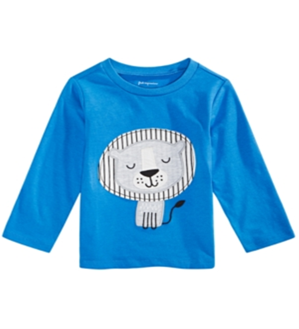 First Impressions Toddler Boy's Lion Print T-Shirt Blue Size 4T