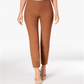 Charter Club Women's Chelsea Tummy Control Ankle Pants Copper Cognac Size 16 Petite