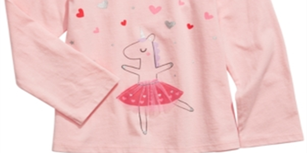 First Impressions Toddler Girl's Dancing Unicorn T-Shirt Pink Size 2T