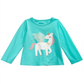 First Impressions Baby Girl's Unicorn Print Cotton T-Shirt Green Size 3-6MOS