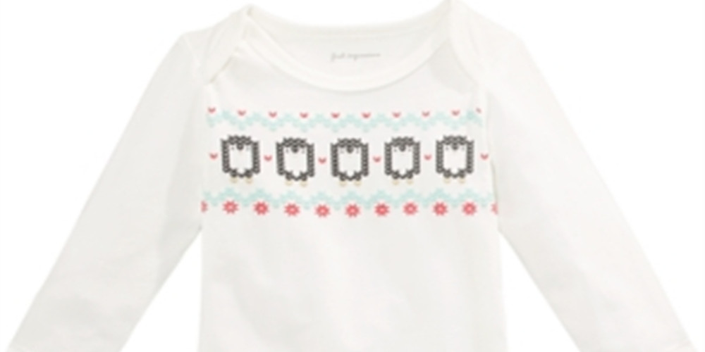 First Impressions Baby Boy's Penguins Bodysuit White Size 3-6MOS