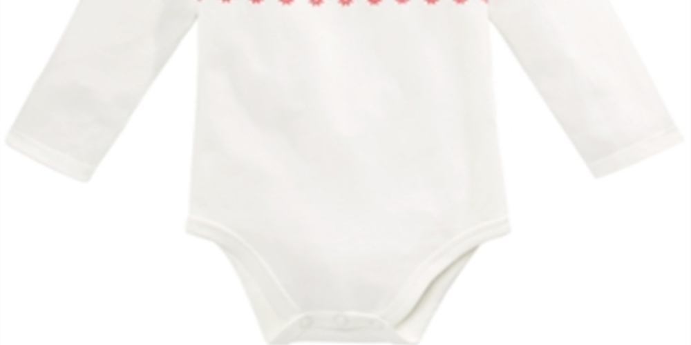 First Impressions Baby Boy's Penguins Bodysuit White Size 3-6MOS