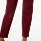 Charter Club Women's Pull on Ponte Knit Pants Maroon Size 6P