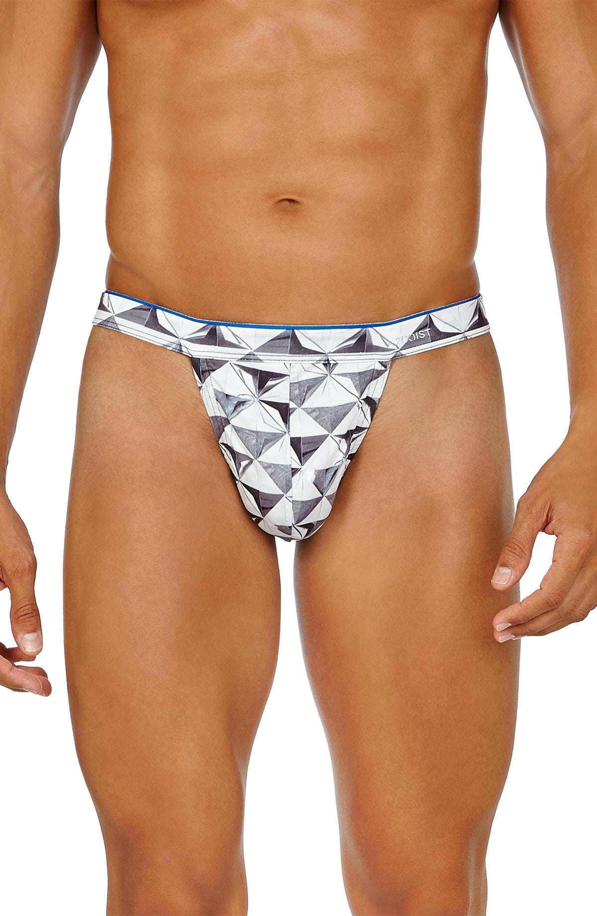 2(x)ist Men's Sliq Micro Thong Gray Size Medium