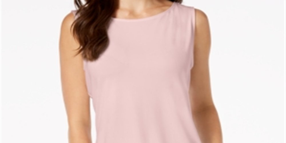 Charter Club Women's Boat Neckline Top Pink Size Small