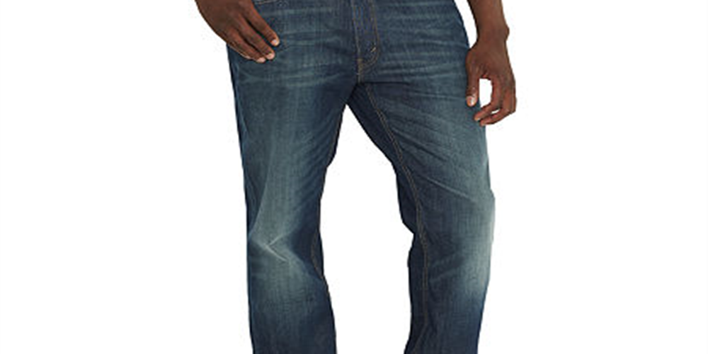 Levi's Men's Big & Tall Athletic Taper Stretch Jeans Blue Size 32X38