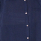 Charter Club Women's Split Neck Utility Shirt Blue Size Petite L