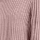 INC International Concepts Women's Textured Tie Long Sleeve Jewel Neck Blouse Pink Size Medium