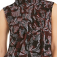 Alfani Women's Petite Smocked Mock Neck Top Red Petite Small