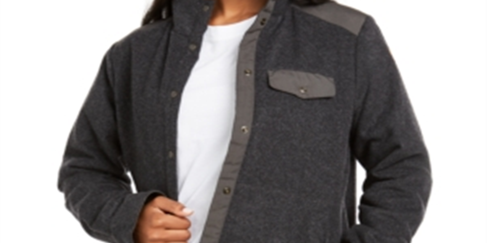 Fjallraven Women's Canada Wool Padded Jacket Gray Size Medium