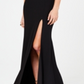 B Darlin Women's Racerback Evening Two Piece Dress Black Size 1/2