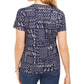 Karen Scott Women's Sailboat Print Top Blue Size Small