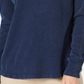 Style & Co Women's Split Neck Cotton Thermal Top Blue Size XL