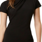 French Connection Women's Short Sleeve Raakel Jersey Dress Red Size 12