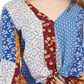 Polly & Esther Junior's Tie Front Bell Sleeve Top Brown Size Small