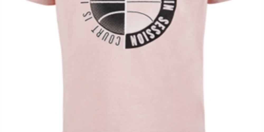 Ideology Toddler Boy's Session Print T-Shirt Pink Size 2