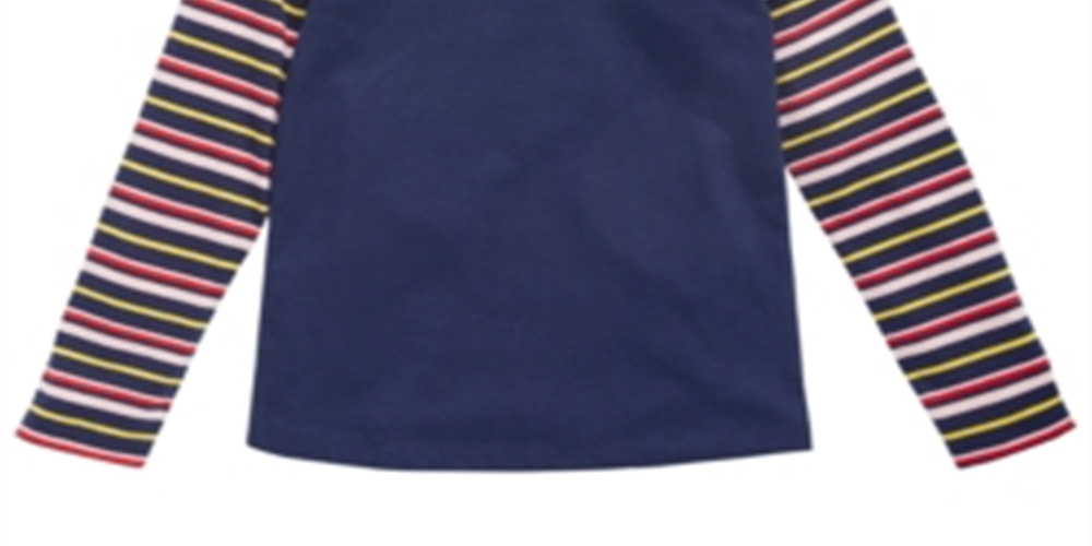 Epic Threads Little Girl's Striped Unicorn T-Shirt  Blue Size 6
