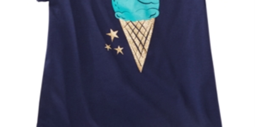Epic Threads Toddler Girl's Graphic-Print T-Shirt Blue Size 4T