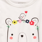 First Impressions Baby Girl's Bear Print Cotton T-Shirt  White Size 3-6M