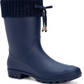 Charter Club Women's Shoes Camylla Rubber Closed Toe Mid Calf Rainboots Blue Size 6M