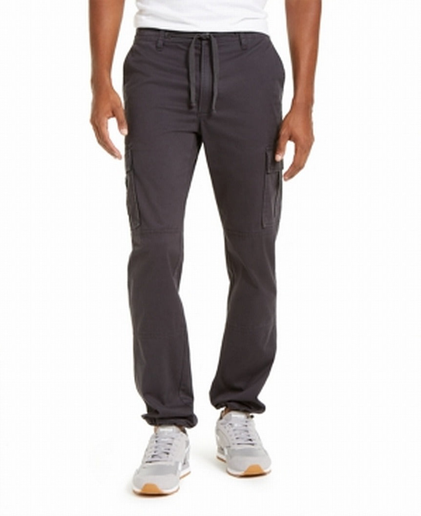 Sun + Stone Men's Hybr Cotton Jogger Pants Gray Size 36X30