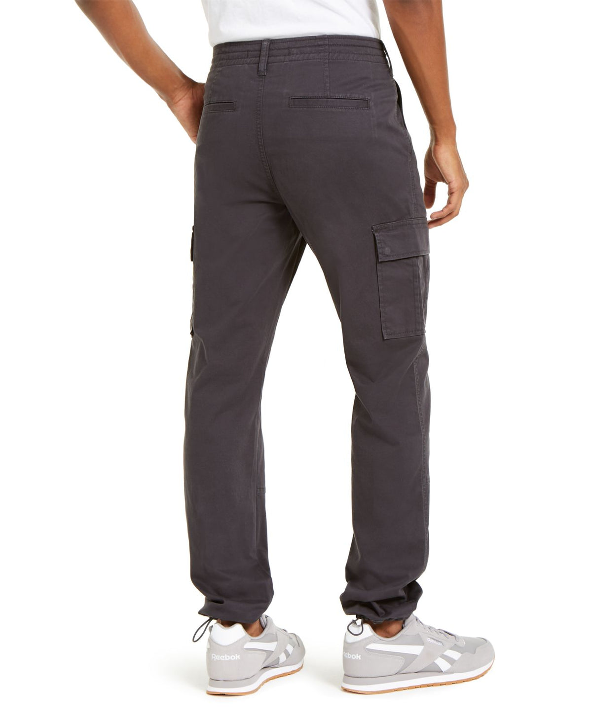Sun + Stone Men's Hybr Cotton Jogger Pants Gray Size 36X30