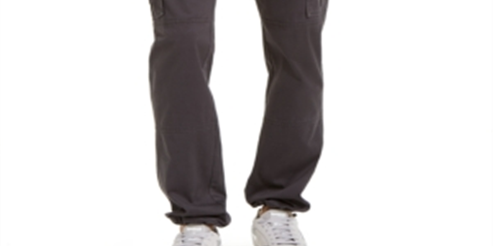 Sun + Stone Men's Hybr Cotton Jogger Pants Gray Size 36X30