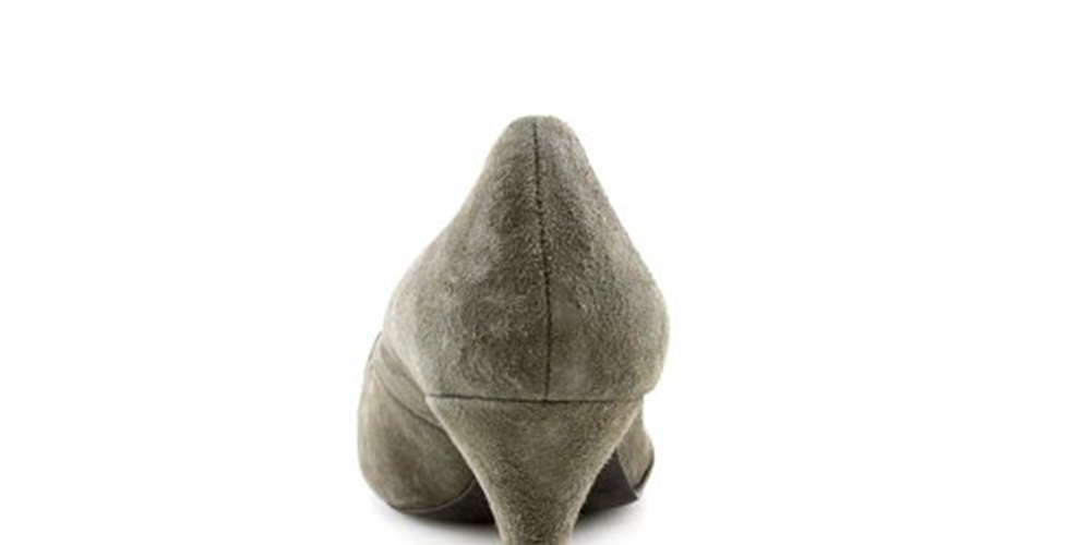 Style & Co. Women's Mona Suede Pleated Pumps Gray Size 6M