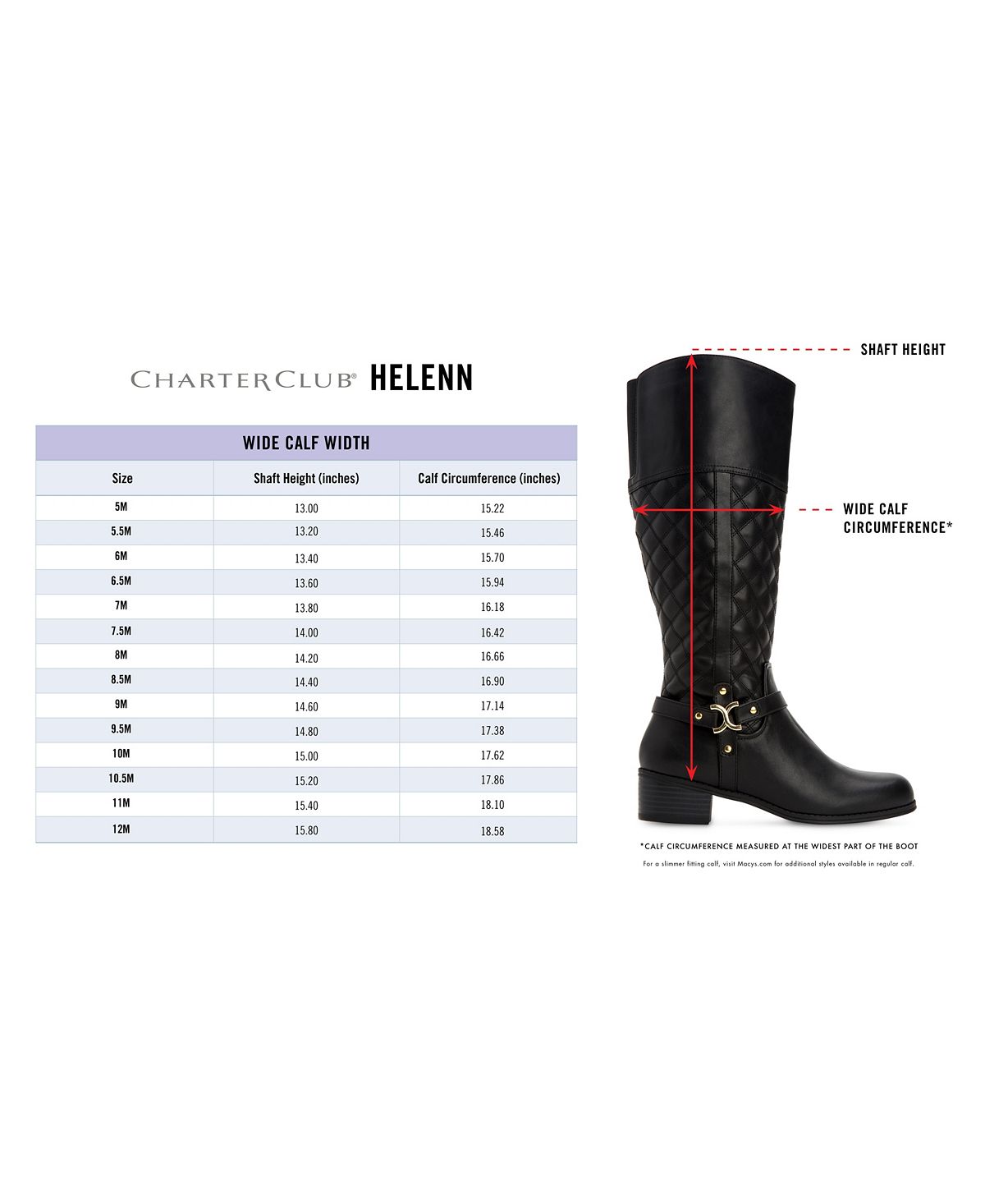 Charter Club Women's Helenn Closed Toe Knee High Shoes Black Size 7