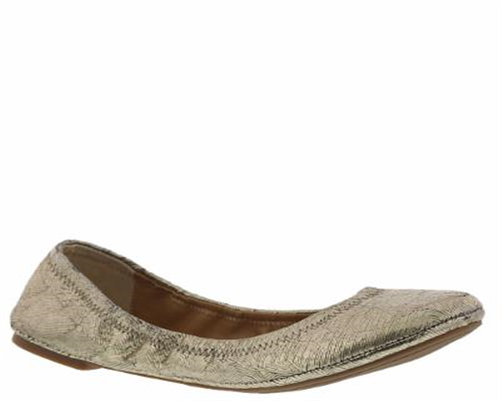 Lucky Brand Women's Ballet Flats Platinum Gold Size 7 M