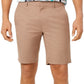 Alfani Men's AlfaTech Stretch Waistband 9 Shorts Brown Stone Beige Size 40