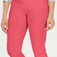 Charter Club Women's Cambridge Skinny Pull-on Tummy-Control Pants  - Tuscon Coral Pink Size 4