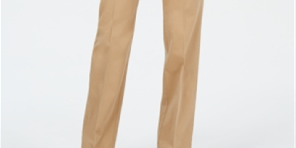 Charter Club Women's Petite Denim Trousers Perfect Khaki Size 2P