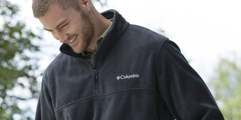 Columbia Men's Steens Mountain Half Zip Fleece Jacket Gray Size XX-Large