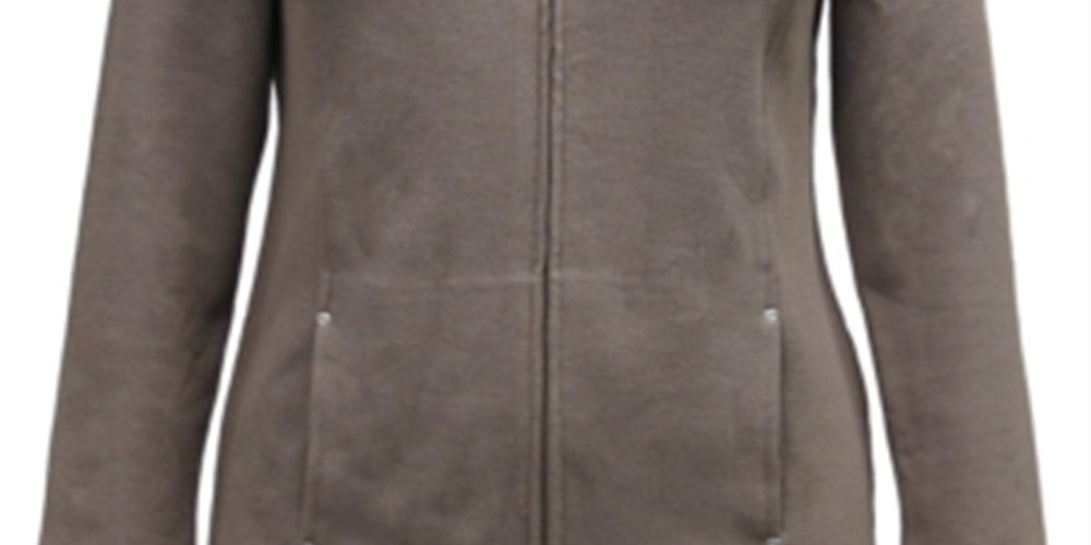 Karen Scott Women's Mock Neck Jacket Brown Size X-Small